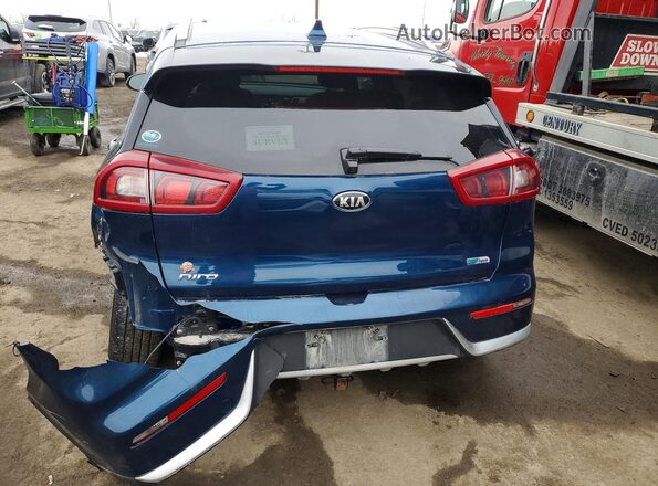 KNDCB3LC2K5322076 2019 KIA NIRO Синий Вид сзади