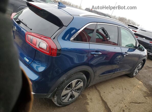 KNDCB3LC2K5322076 2019 KIA NIRO Синий Задняя правая четверть