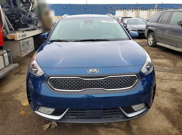 KNDCB3LC2K5322076 2019 KIA NIRO Синий Вид спереди