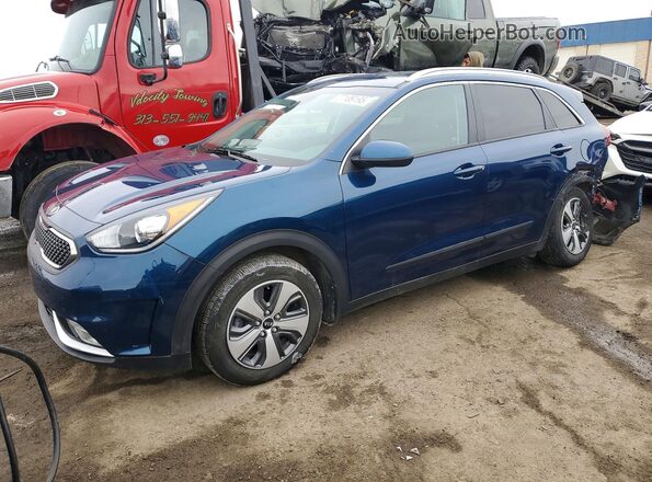 KNDCB3LC2K5322076 2019 KIA NIRO Синий Передняя левая четверть