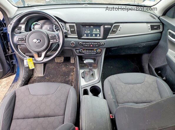 KNDCB3LC2K5322076 2019 KIA NIRO Синий Вид панели приборов