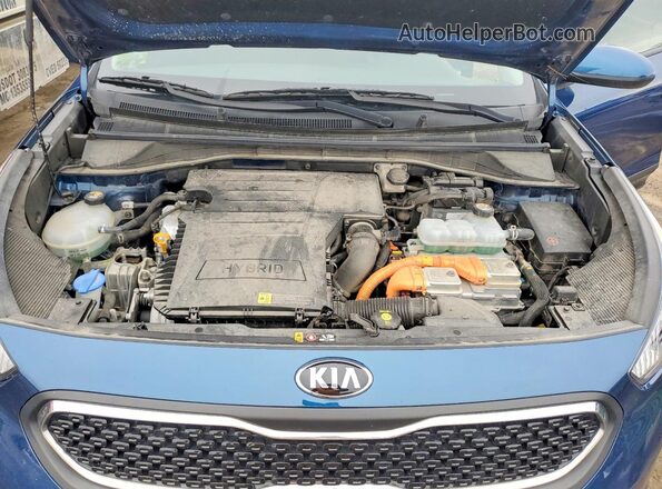KNDCB3LC2K5322076 2019 KIA NIRO Синий Вид подкапотного пространства