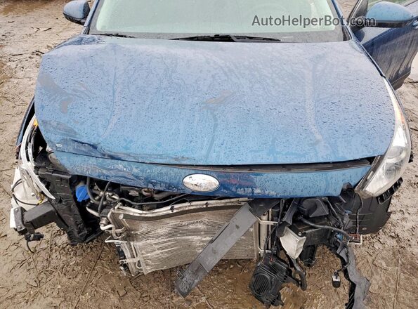 KNDCB3LC2K5336236 2019 KIA NIRO Blue ძრავის განყოფილების ხედი