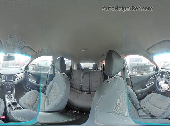 KNDCB3LC2K5336236 2019 KIA NIRO Blue სალონის 360-გრადუსიანი ხედი