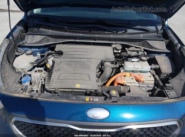 KNDCB3LC3K5216526 2019 KIA NIRO Синий Вид сзади