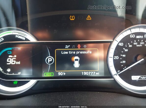 KNDCB3LC3K5301432 2019 KIA NIRO Синий Вид задних сидений