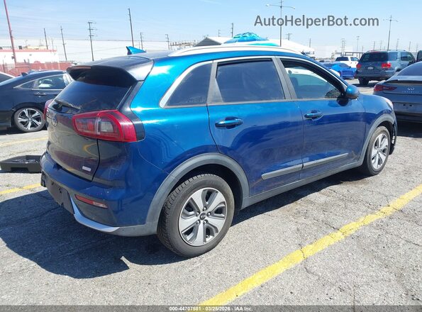 KNDCB3LC3K5301432 2019 KIA NIRO Синий Задняя правая четверть