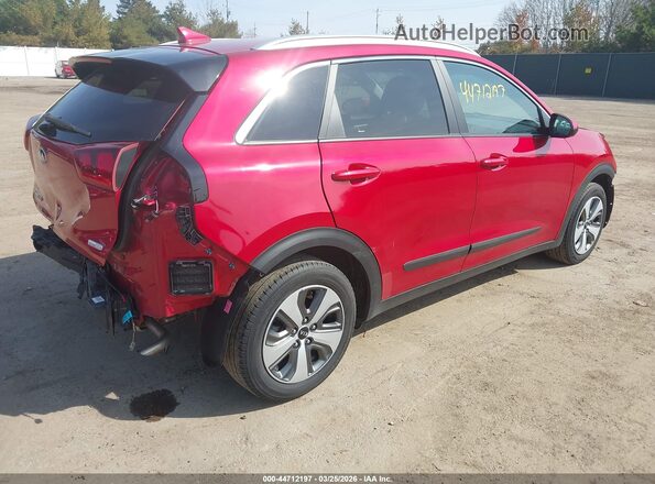 KNDCB3LC3M5463564 2021 KIA NIRO Red Задня права чверть
