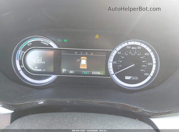KNDCB3LC3M5463564 2021 KIA NIRO Red Вид задніх сидінь