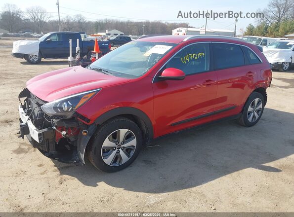 KNDCB3LC3M5463564 2021 KIA NIRO Red Передня ліва чверть