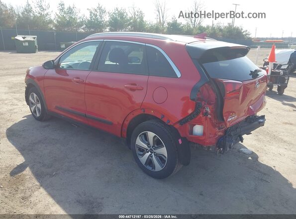 KNDCB3LC3M5463564 2021 KIA NIRO Red Задня ліва чверть