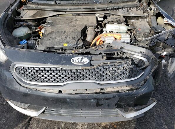 KNDCB3LC4J5158702 2018 KIA NIRO Черный Вид задней части салона