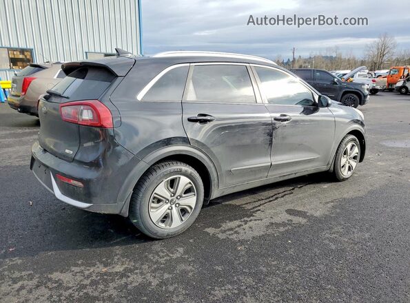 KNDCB3LC4J5158702 2018 KIA NIRO Черный Задняя правая четверть