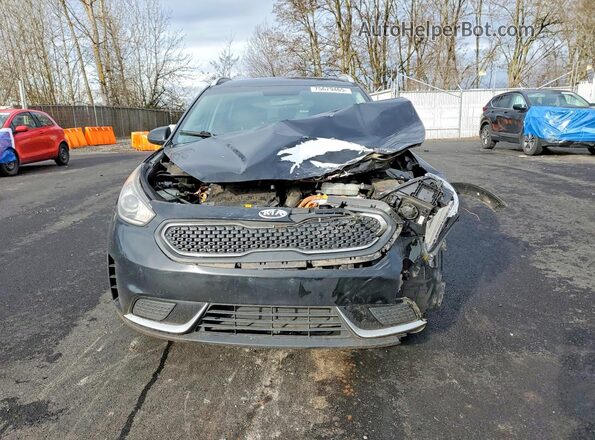 KNDCB3LC4J5158702 2018 KIA NIRO Черный Вид спереди