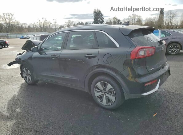KNDCB3LC4J5158702 2018 KIA NIRO Черный Задняя левая четверть