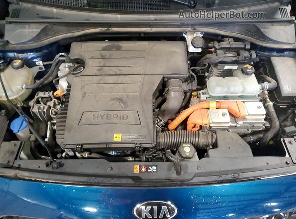 KNDCB3LC4L5361768 2020 KIA NIRO Синий Вид задней части салона
