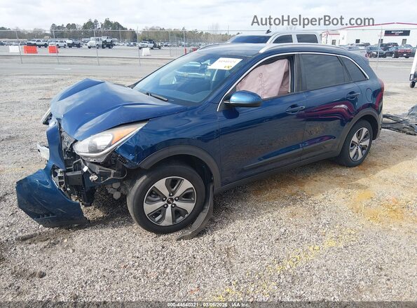 KNDCB3LC6J5124065 2018 KIA NIRO Синий Передняя левая четверть