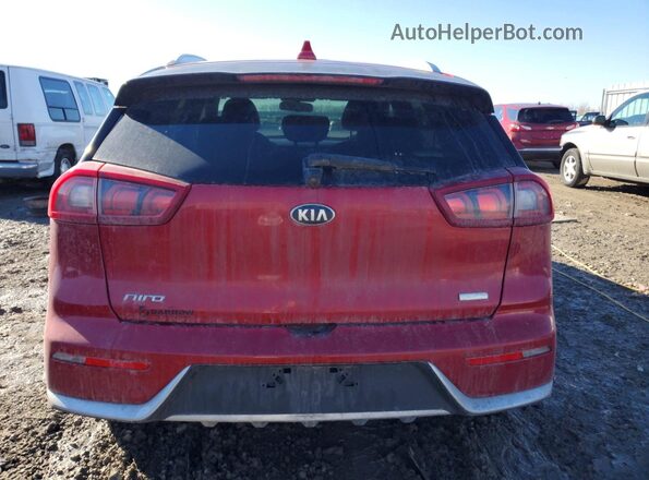 KNDCB3LC8K5295367 2019 KIA NIRO Red უკანა ხედი