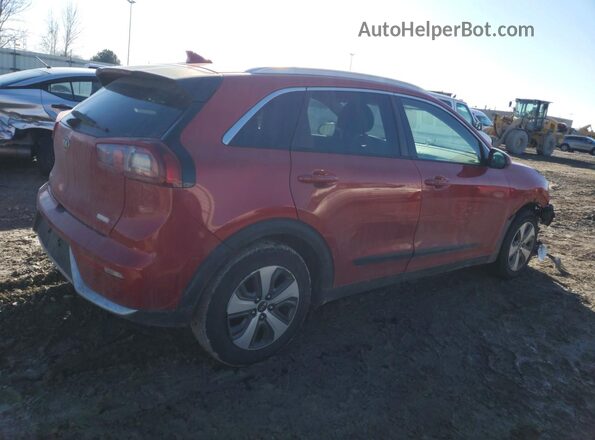 KNDCB3LC8K5295367 2019 KIA NIRO Red უკანა მარჯვენა