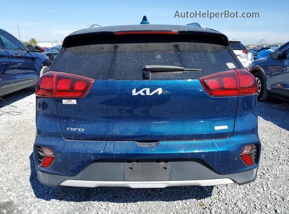 KNDCB3LC8N5509004 2022 KIA NIRO Blue Widok z tyłu