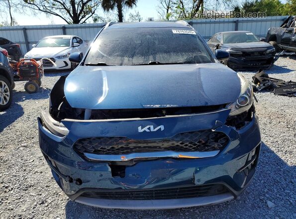 KNDCB3LC8N5509004 2022 KIA NIRO Blue Widok z przodu