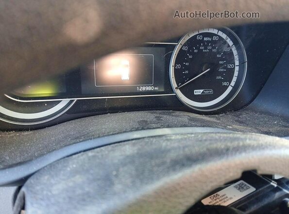 KNDCB3LCXH5036663 2017 KIA NIRO Синий Вид щитка приборов