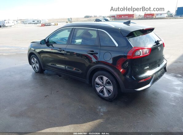 KNDCB3LCXH5063703 2017 KIA NIRO Черный Задняя левая четверть
