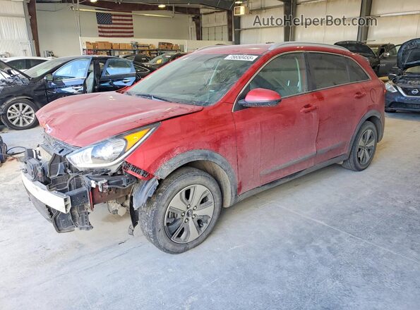KNDCB3LCXK5322052 2019 KIA NIRO Красный Передняя левая четверть