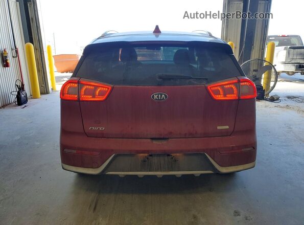 KNDCB3LCXK5322052 2019 KIA NIRO Красный Вид сзади