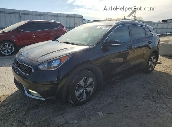 KNDCC3LC3H5086995 2017 KIA NIRO Черный Передняя левая четверть