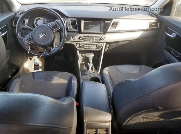 KNDCC3LC3H5086995 2017 KIA NIRO Черный Вид панели приборов