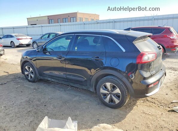 KNDCC3LC3H5086995 2017 KIA NIRO Черный Задняя левая четверть