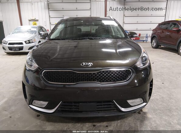 KNDCC3LC4H5068781 2017 KIA NIRO Коричневый Вид задней части салона