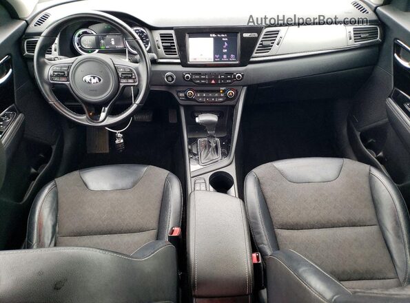 KNDCC3LC4K5249855 2019 KIA NIRO Черный Вид панели приборов