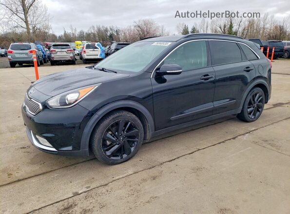 KNDCC3LC4K5249855 2019 KIA NIRO Черный Передняя левая четверть