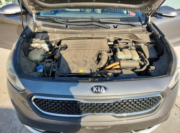 KNDCC3LC5J5125091 2018 KIA NIRO Серый Вид подкапотного пространства