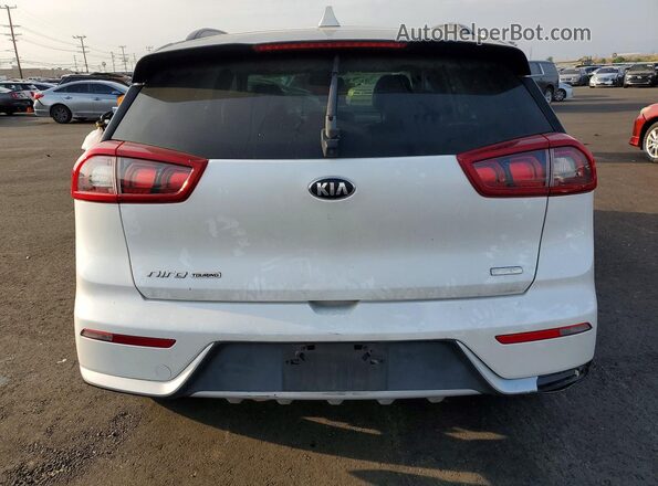 KNDCC3LC6H5052078 2017 KIA NIRO White Вид ззаду