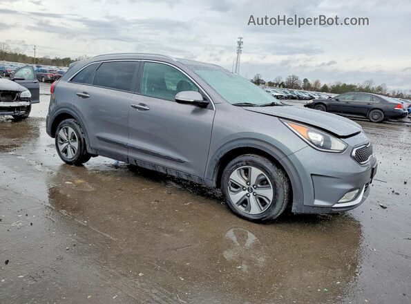 KNDCC3LC6J5110695 2018 KIA NIRO Серый Передняя правая четверть