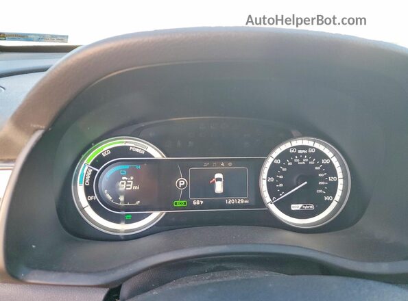 KNDCC3LC6K5220888 2019 KIA NIRO Silver ხელსაწყოთა პანელის ხედი