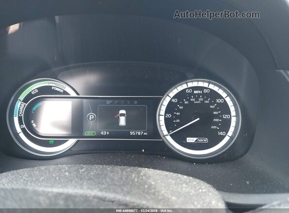 KNDCC3LC7H5074137 2017 KIA NIRO Белый Вид задних сидений