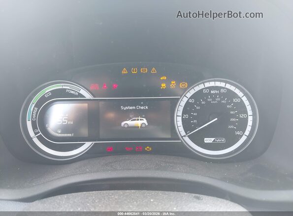 KNDCC3LC8K5256355 2019 KIA NIRO Black Vista de los asientos traseros