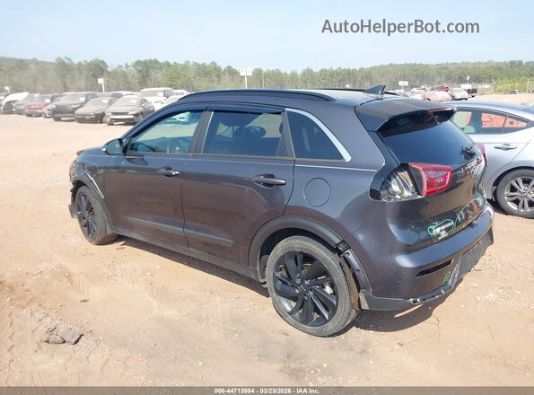 KNDCC3LCXJ5135552 2018 KIA NIRO Серый Задняя левая четверть
