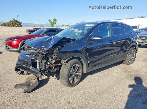 KNDCC3LG3N5149186 2022 KIA NIRO Черный Передняя левая четверть