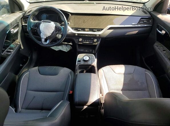 KNDCC3LG3N5149186 2022 KIA NIRO Черный Вид панели приборов