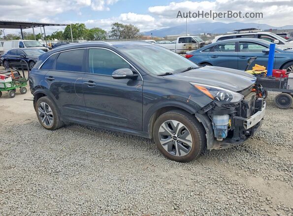 KNDCC3LG3N5153853 2022 KIA NIRO Черный Передняя правая четверть