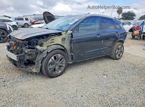 KNDCC3LG3N5153853 2022 KIA NIRO Черный Передняя левая четверть