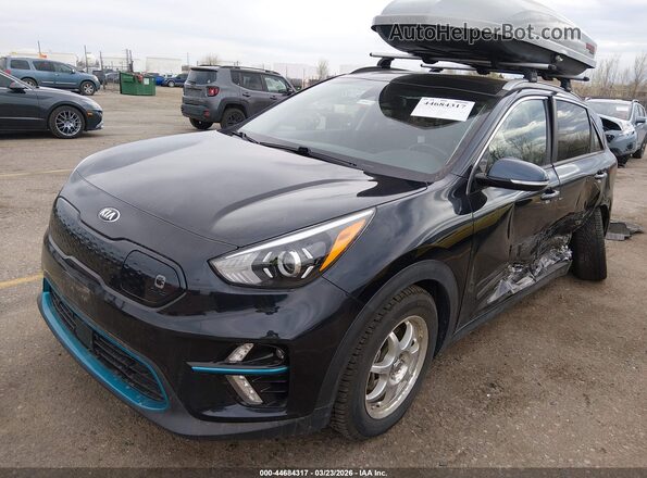 KNDCC3LG8L5070321 2020 KIA NIRO EV Черный Передняя левая четверть