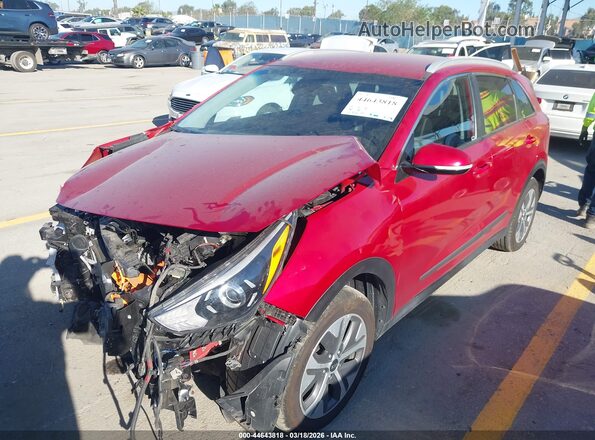 KNDCC3LG8M5098590 2021 KIA NIRO EV Красный Передняя левая четверть