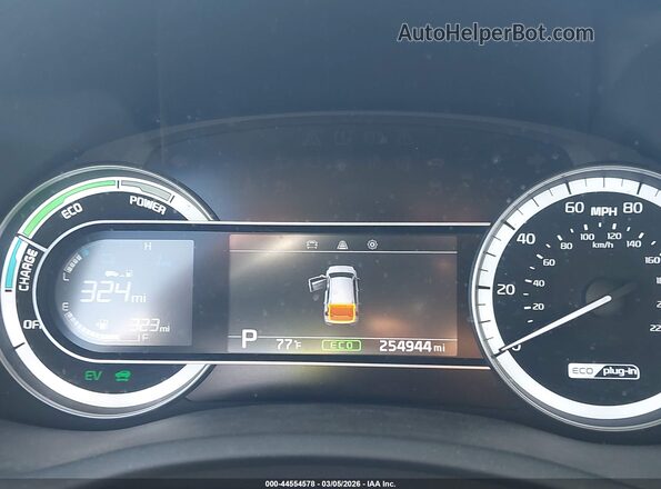 KNDCD3LD3J5205138 2018 KIA NIRO PLUG-IN HYBRID Черный Вид задних сидений