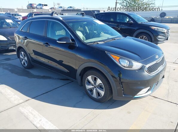 KNDCD3LD3J5205138 2018 KIA NIRO PLUG-IN HYBRID Черный Передняя правая четверть